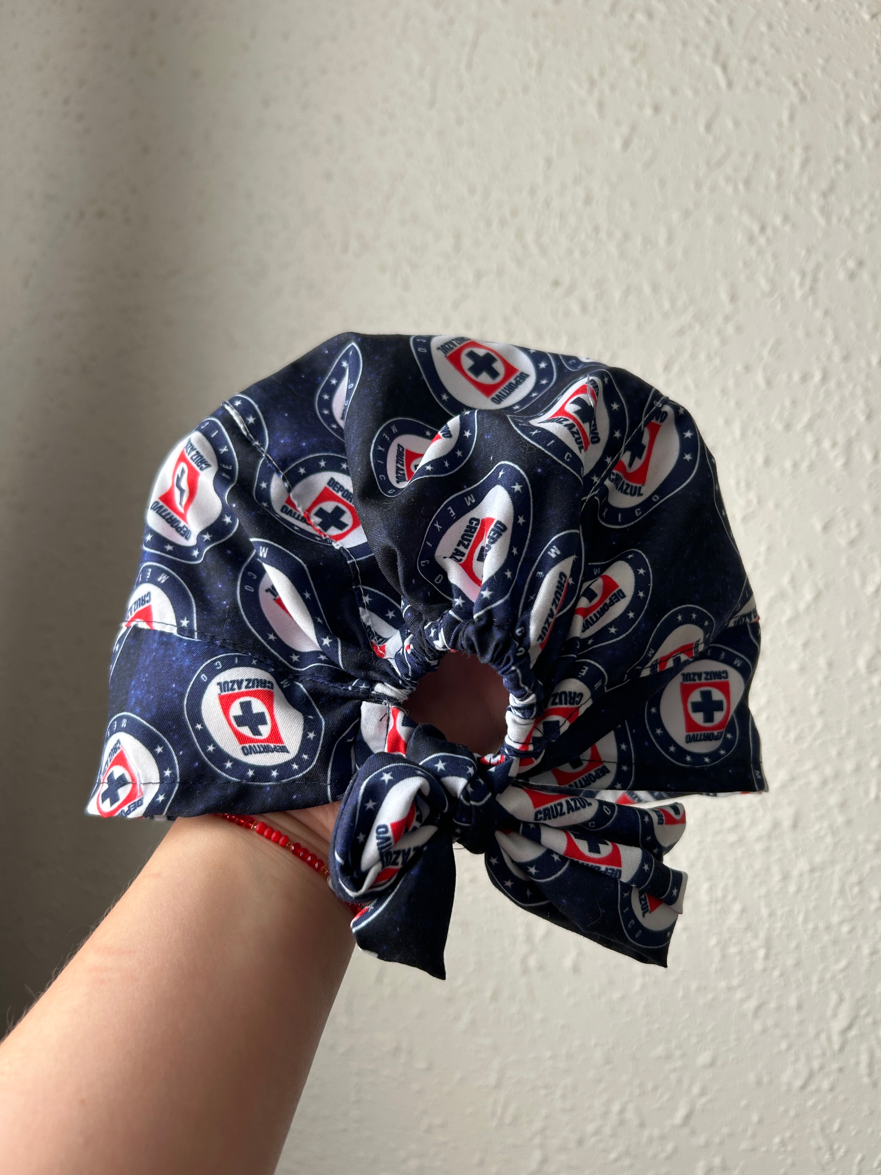 Gorro quirúrgico estampado Cruz Azul