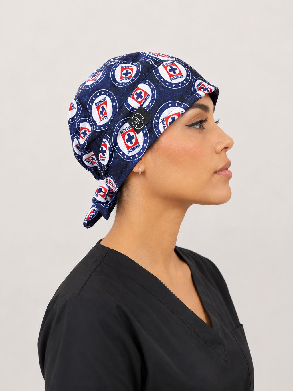 Gorro quirúrgico estampado Cruz Azul