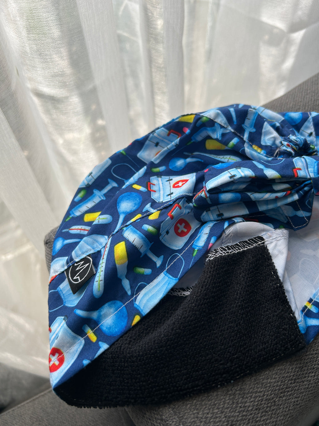Gorro quirúrgico estampado Med Azul